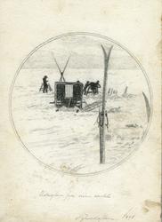 Udsigten fra min ventil [Tegning fra "Belgica"-ekspedisjonen
