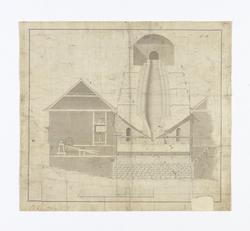 Forslag fra 1805/1806 til masovn for Kongsberg jernverk  kon