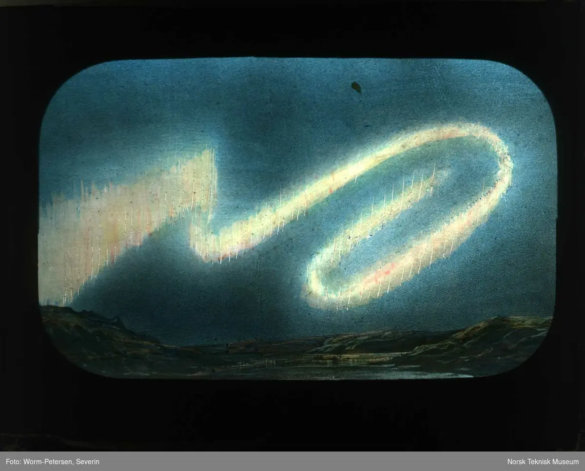Nordlys observasjoner i Bossekop nordv. 30. Dec. 1838