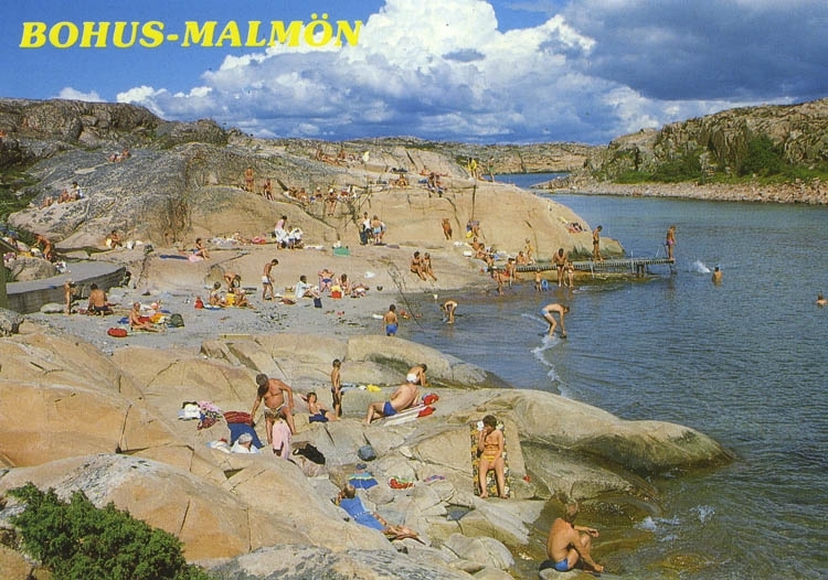 "Bohus-Malmön: Badplatsen "Kattesand".