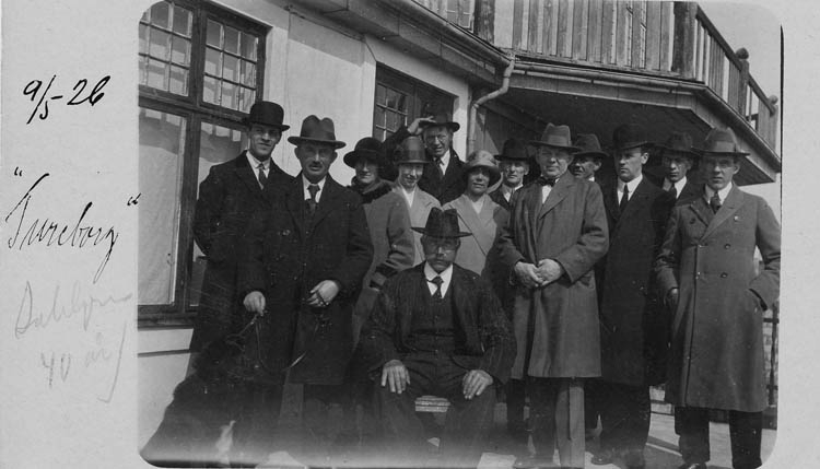 Besökare på Tureborg 1926