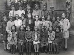 Klasse ved Vestheim privatskole.