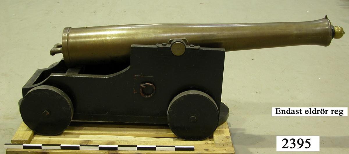 Eldrör, landstigningskanon, 7 cm m/63. Märkt nr 3. 590 skålpund.