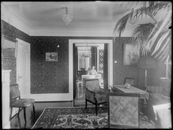 Stueinteriør fra bestyrerboligen ved Kalnes jordbruksskole, 