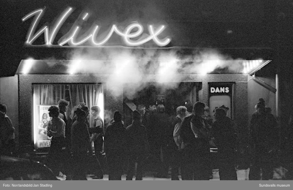 Privé, Wivex och Marina, discotek i Sundsvall, fotograferat för Veckorevyn.