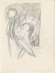 Komposisjonsstudie til Legende [Tegning]