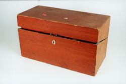 Postmuseet, gjenstander, skrin, reiseskriveskrin.