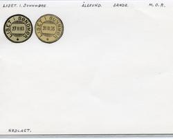 Stempelkatalog, Liset i Sunnmøre, Ålesund, Sande Møre og Rom