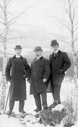 Kort: 13/3-1898 S.H.Hansen med kamerater.