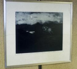 Jeg kom til Krutvann....... [Grafikk - Etsing]