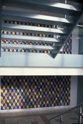 Blå platå [Tekstil -Tekstil-laminat]