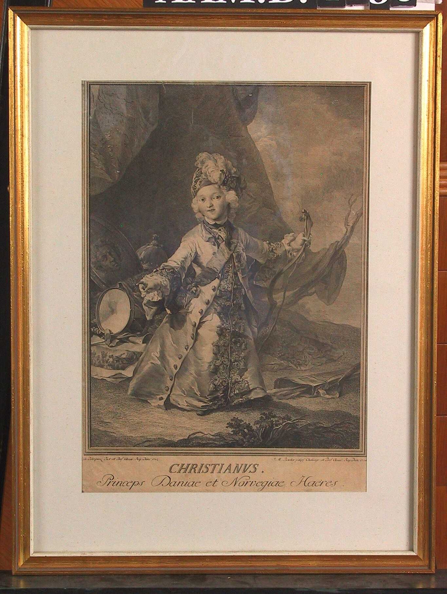 Portrett av Christian VII som barn, 