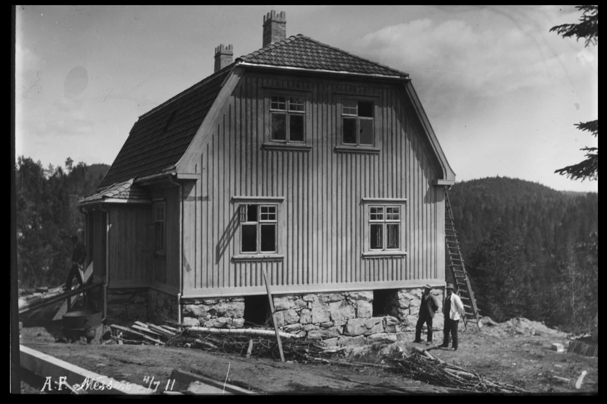 Arendal Fossekompani i begynnelsen av 1900-tallet
CD merket 0470, Bilde: 5
Sted: Bøylefoss
Beskrivelse: Hus nr. 12