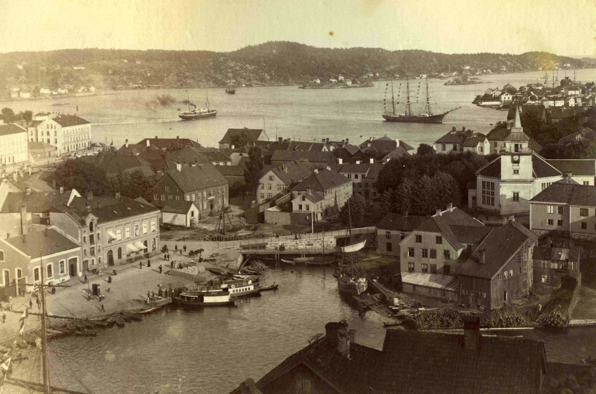 Stedsbilder Arendal
Arendal sentrum - 1884 