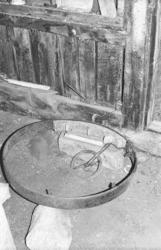 I smia til Knut Neraas. Hjultrisse for å måle omkretsen av h