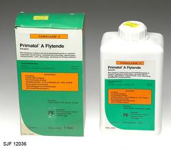 Flaske med sprøytemiddel