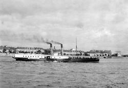 Hamar, Hamarbukta, mjøsbåten D/S Kong Oscar 1895, dampbåt,