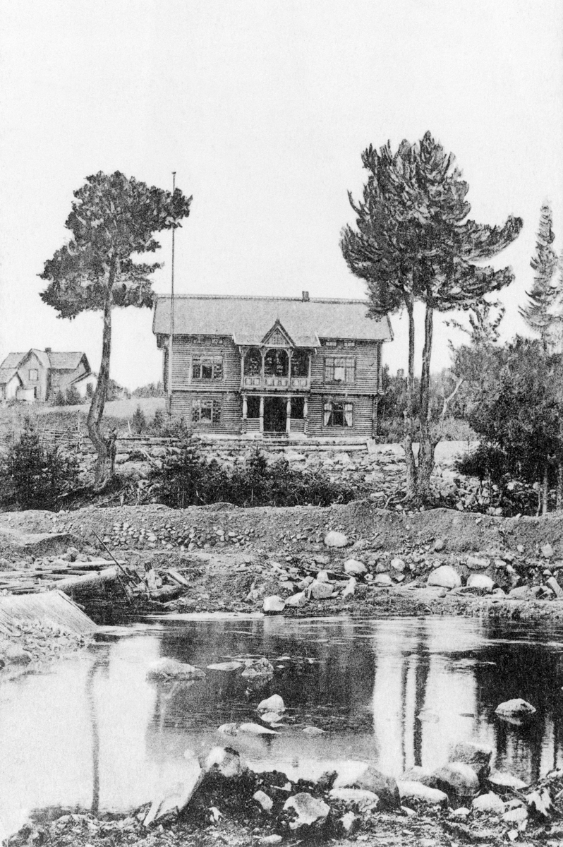 Nærvang forsamlingslokale, Næroset, Ringsaker. Tatt i bruk i 1908.