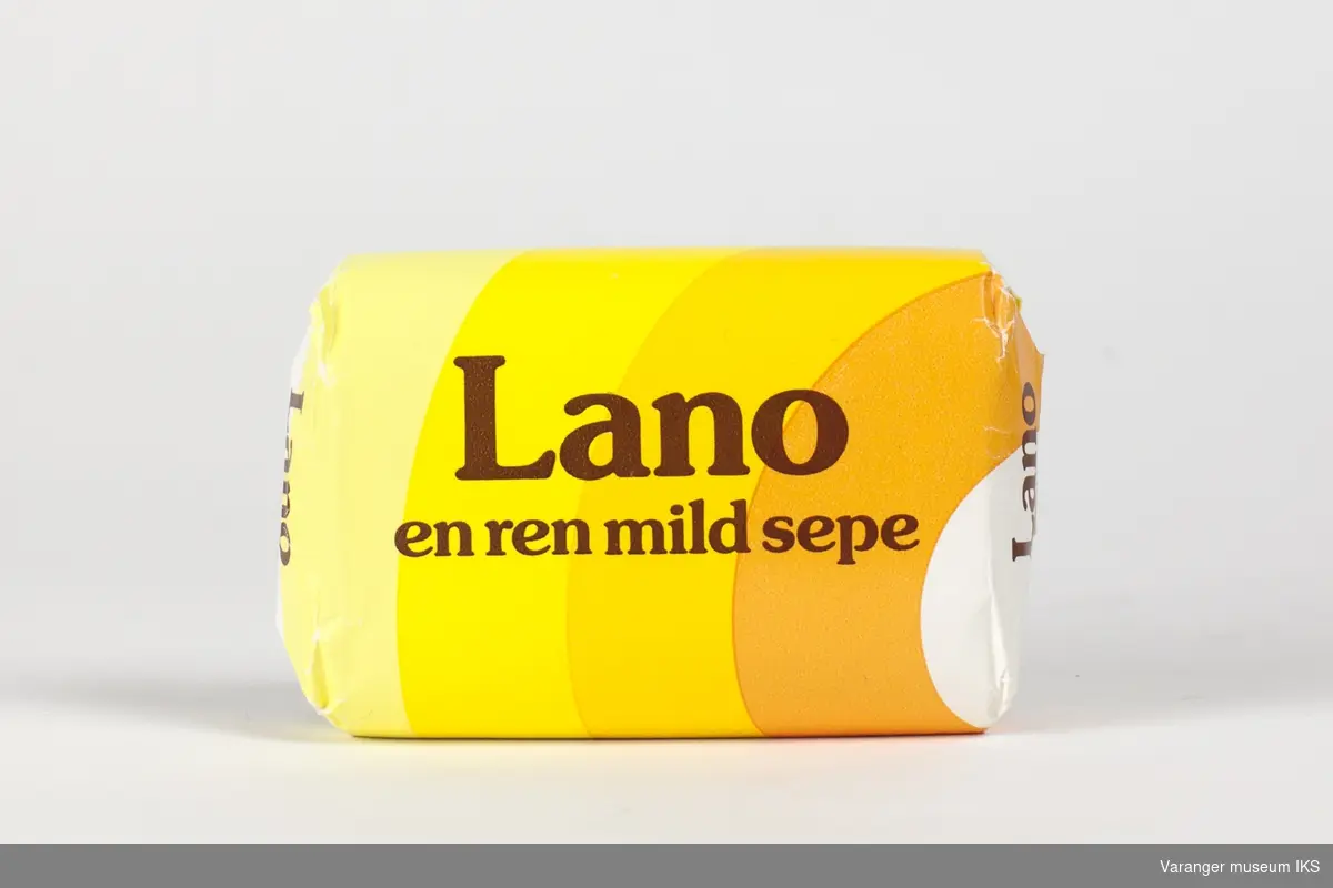 Såpestykke av merket Lano, i uåpnet orginalpakning.