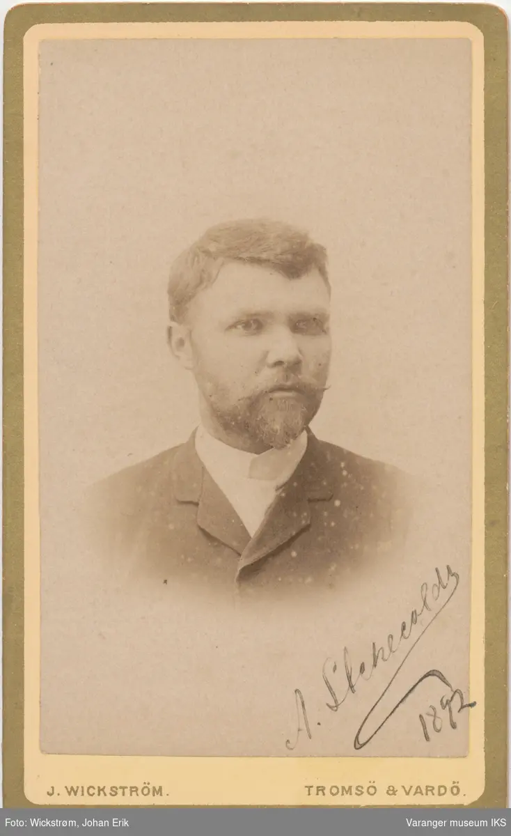 Portrett, mann, 1892
