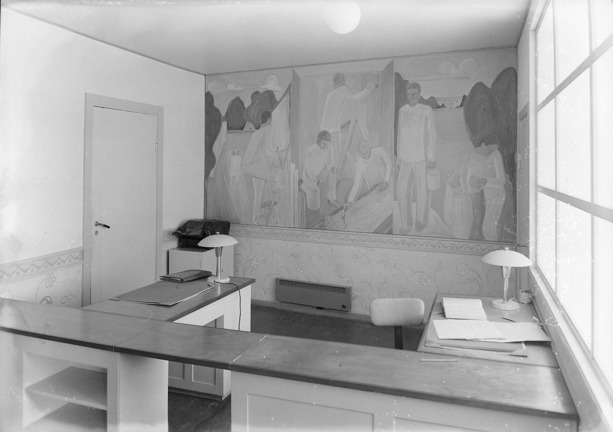Malermester N. Gildes dekorerte kontor