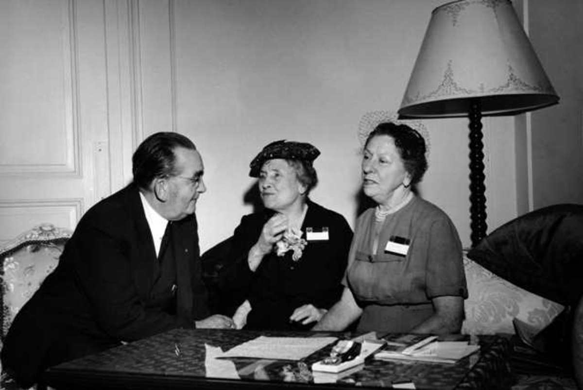 Helen Keller, Polly Thomson og Conrad Bonnevie-Svendsen 