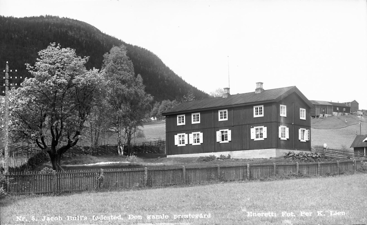 Den gamle prestegården i Øvre Rendal, Bull-museet. 
