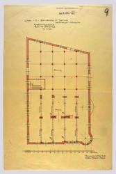 Carl E Rønneberg & sønner, forretningslokale [Arbeidstegning