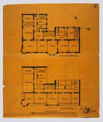 Plan af loft [Plantegning]