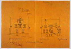 F.Lied. Villa [Fasadeoppriss]