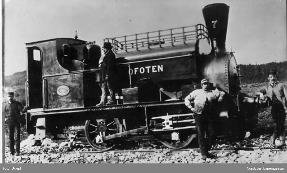 Swedish & Norwegian Railways anleggsdamplokomotiv "Ofoten"