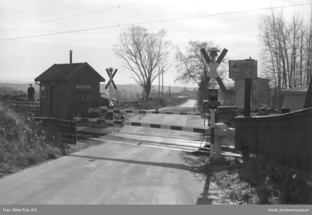 Solberghøgda planovergang på Østfoldbanen, km 71,51