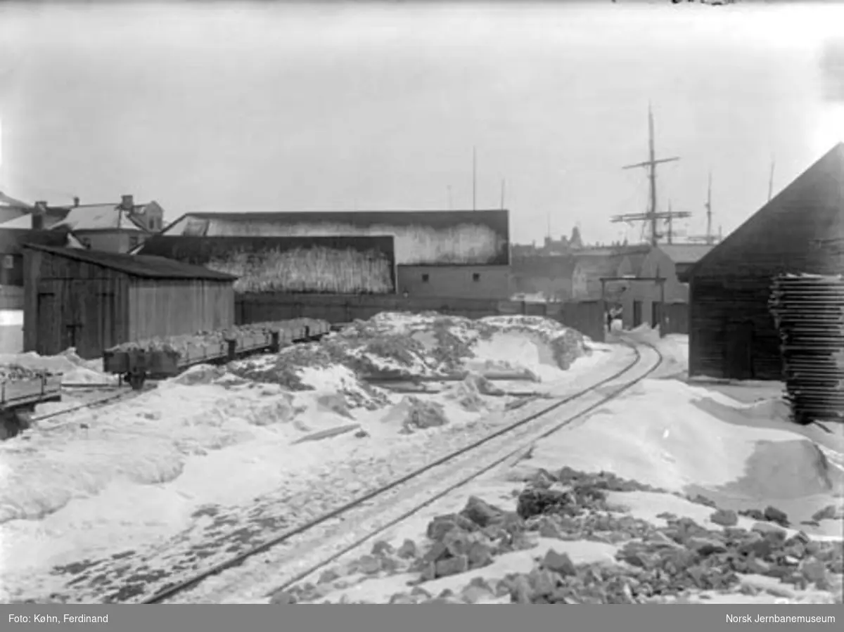 Jernbanens bryggetomt i Kristiansand