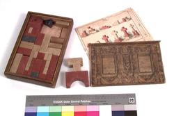 Byggekloss,  i orig. eskem. skyvelokk