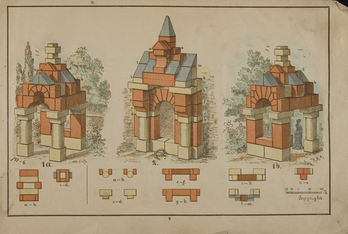 Byggekloss,  i orig. eskem. skyvelokk