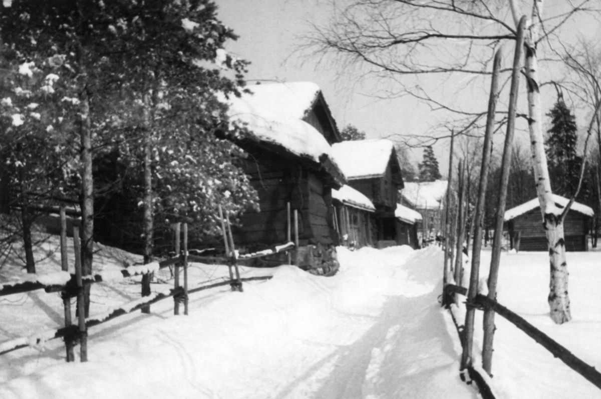 Setesdalstunet på Norsk folkemuseum, 1941.